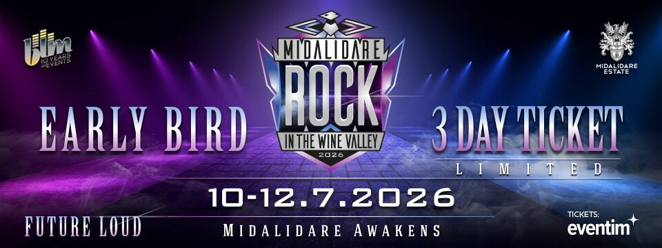 Midalidare Rock In The Wine Valley 2026 - Билети
