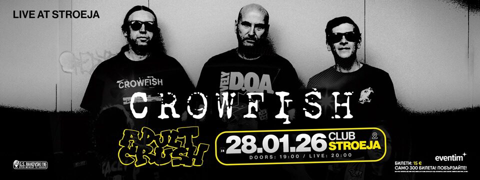 Stroeja presents live: CROWFISH - Tickets 