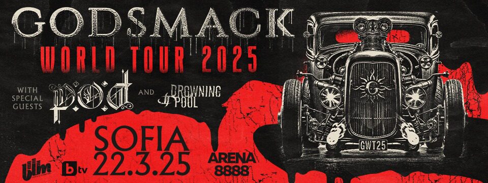 GODSMACK WORLD TOUR 2025 - Билети 